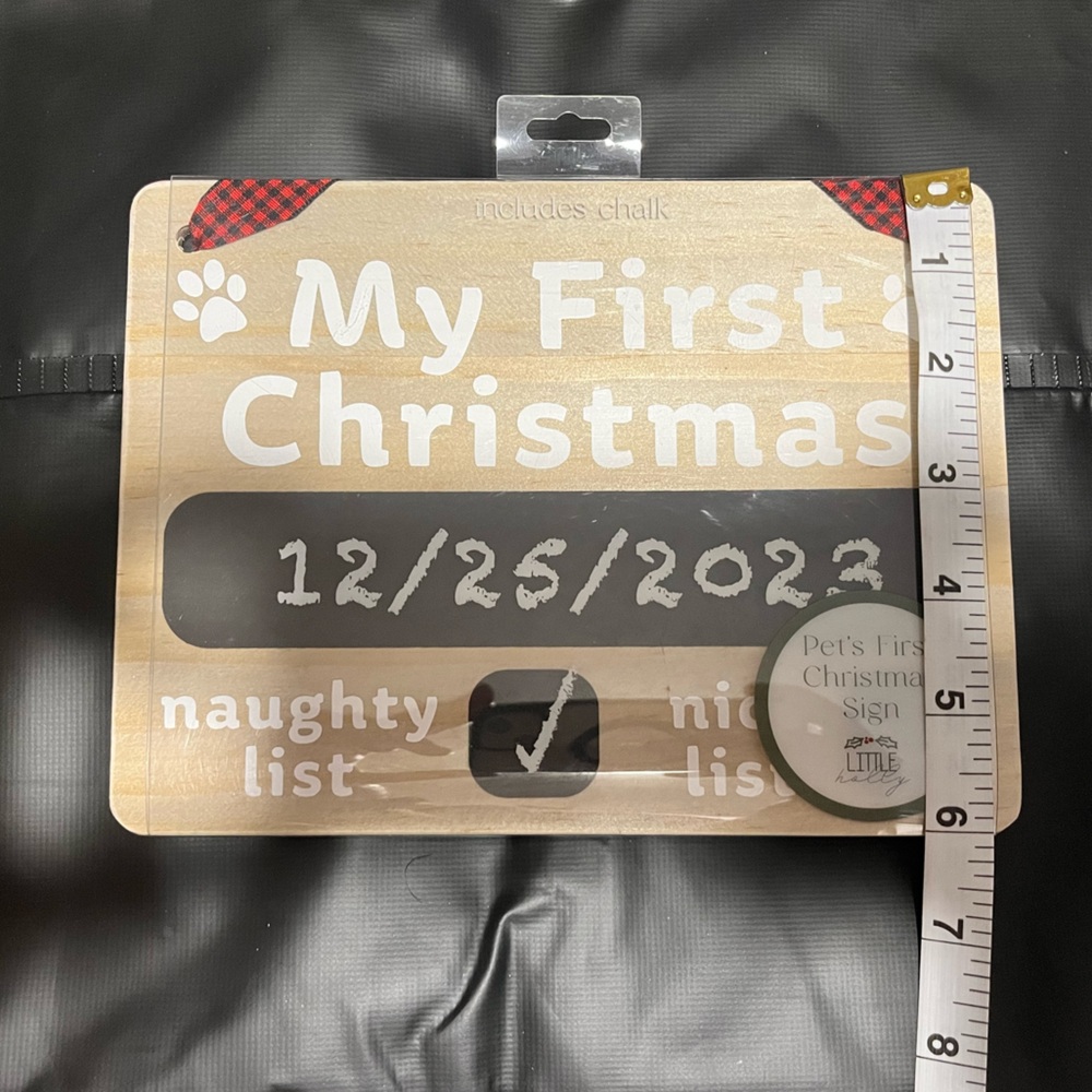 Pets First Christmas Sign - Picture 3 of 3
